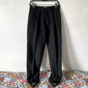 VTG L.L Bean blended wool high rise stirrup pants